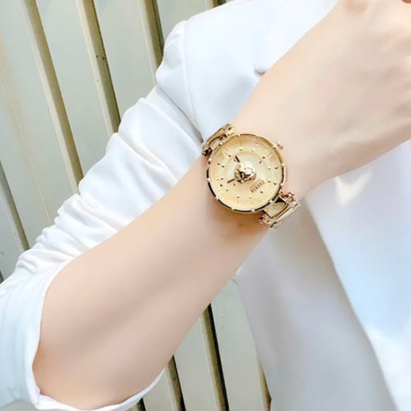 Versace Gold Women\'s Luxury 38mm Watch main image 6